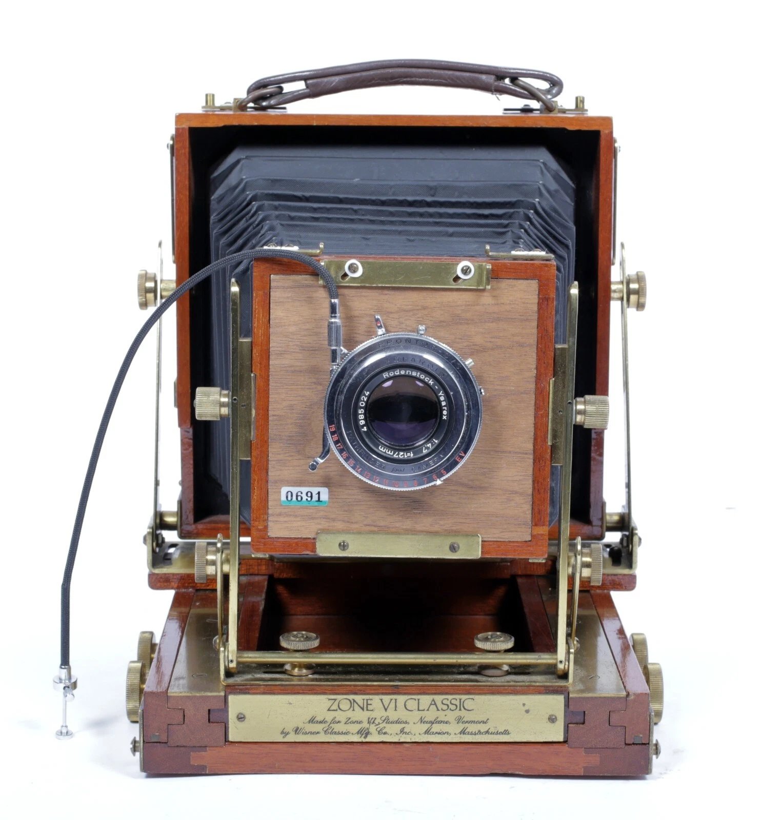 Zone VI (By WISNER) 4X5 Camera w/ 127mm+90mm Schneider Lenses +